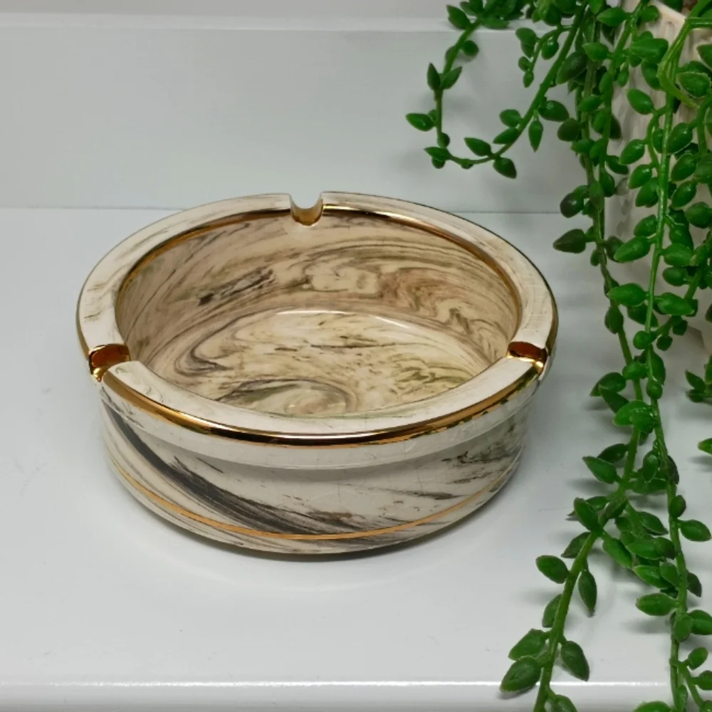 Hand made 24kt Ash Tray